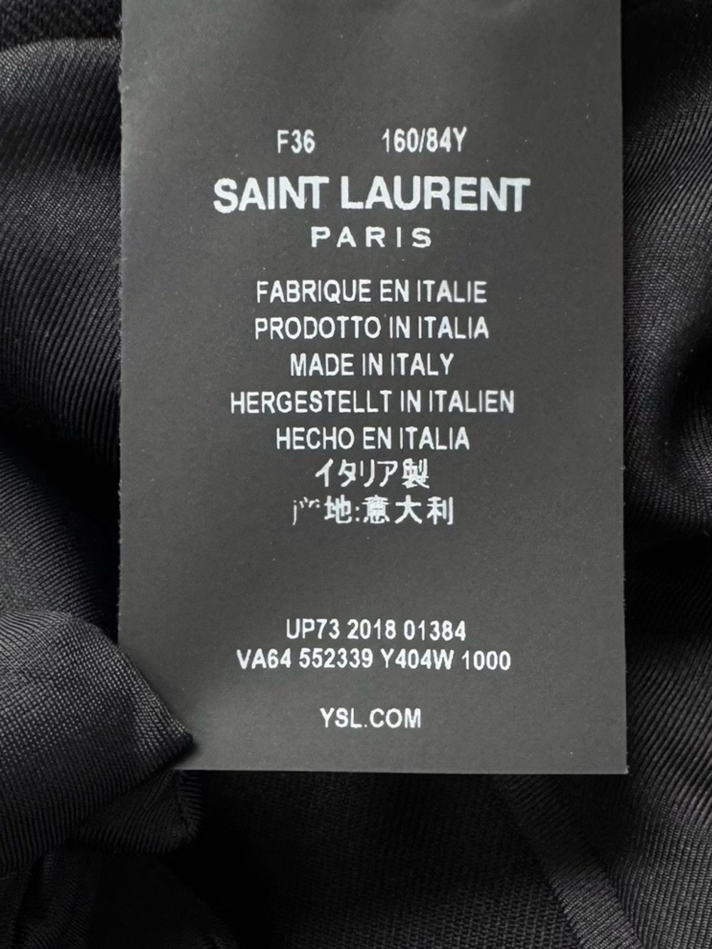 🚩steal Saint Laurent Black Jacket with Gold Embroidery - Picture 4 of 4